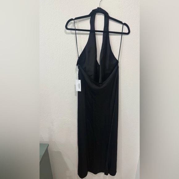 NWT Reformation Meral Satin Hatler Dress in XL - Picture 8 of 10